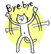 Cat of the eyebrows sticker #5310443