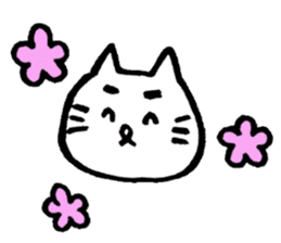 Cat of the eyebrows sticker #5310464