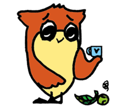 Cat Cat  owl sticker #5310483