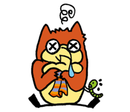 Cat Cat  owl sticker #5310484