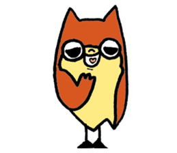 Cat Cat  owl sticker #5310493