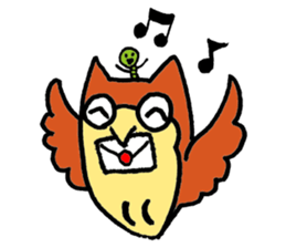 Cat Cat  owl sticker #5310500