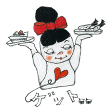 Mono girl's everyday life sticker #5311323