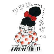 Mono girl's everyday life sticker #5311329