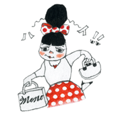 Mono girl's everyday life sticker #5311331