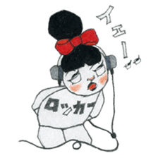 Mono girl's everyday life sticker #5311332