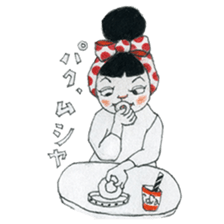 Mono girl's everyday life sticker #5311337