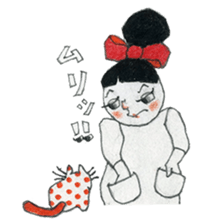 Mono girl's everyday life sticker #5311343