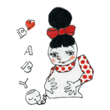 Mono girl's everyday life sticker #5311347