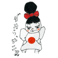 Mono girl's everyday life sticker #5311349