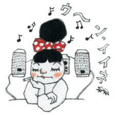 Mono girl's everyday life sticker #5311355