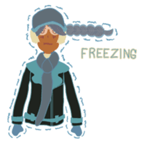 Ms. Sunburn sticker #5311398