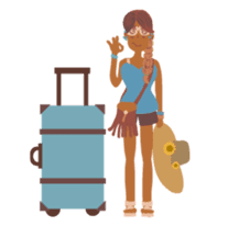 Ms. Sunburn sticker #5311403