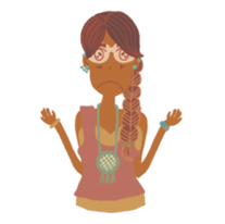 Ms. Sunburn sticker #5311408