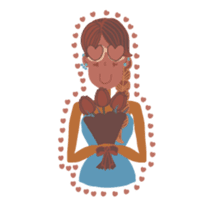 Ms. Sunburn sticker #5311421