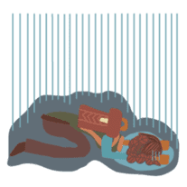 Ms. Sunburn sticker #5311427