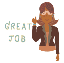 Ms. Sunburn sticker #5311429