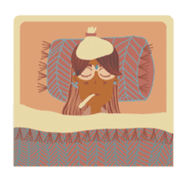 Ms. Sunburn sticker #5311431