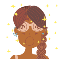 Ms. Sunburn sticker #5311434