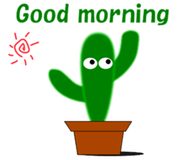 Daily conversation of cactus English sticker #5311437