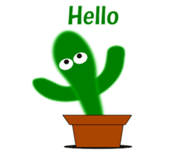 Daily conversation of cactus English sticker #5311438
