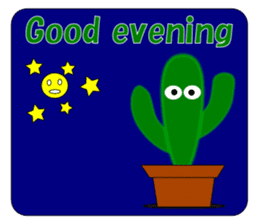 Daily conversation of cactus English sticker #5311439