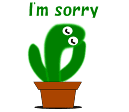 Daily conversation of cactus English sticker #5311440