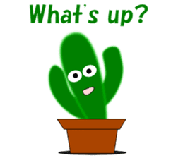 Daily conversation of cactus English sticker #5311443