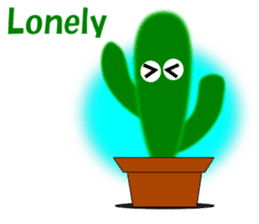 Daily conversation of cactus English sticker #5311444
