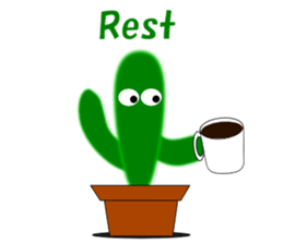 Daily conversation of cactus English sticker #5311452