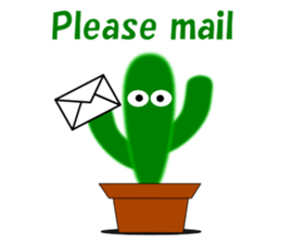 Daily conversation of cactus English sticker #5311453