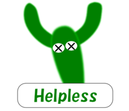 Daily conversation of cactus English sticker #5311456