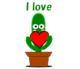 Daily conversation of cactus English sticker #5311459