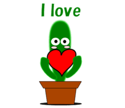 Daily conversation of cactus English sticker #5311459