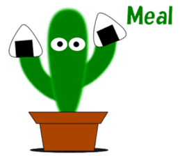 Daily conversation of cactus English sticker #5311465