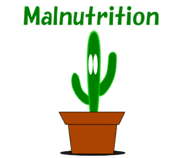 Daily conversation of cactus English sticker #5311466