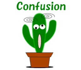 Daily conversation of cactus English sticker #5311472