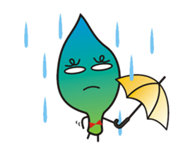 Leaves and animal friends. sticker #5311683