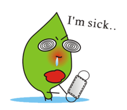 Leaves and animal friends. sticker #5311692