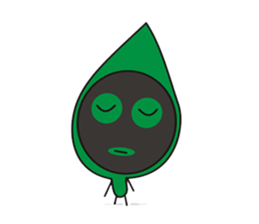 Leaves and animal friends. sticker #5311695