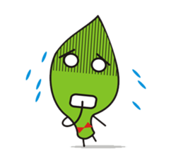 Leaves and animal friends. sticker #5311705