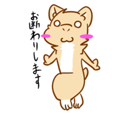 Potato weasel sticker #5312178