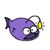 Living under the sea sticker #5312308