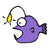 Living under the sea sticker #5312309