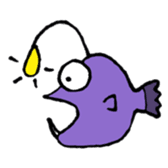 Living under the sea sticker #5312309