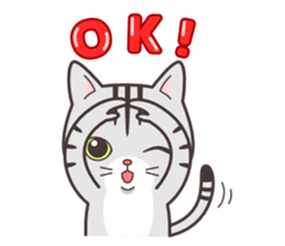Question and answer(cute cat small snow) sticker #5312409