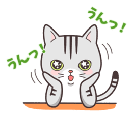Question and answer(cute cat small snow) sticker #5312418