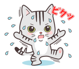 Question and answer(cute cat small snow) sticker #5312425