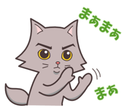 Question and answer(cute cat small snow) sticker #5312429
