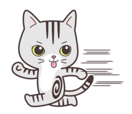 Question and answer(cute cat small snow) sticker #5312432